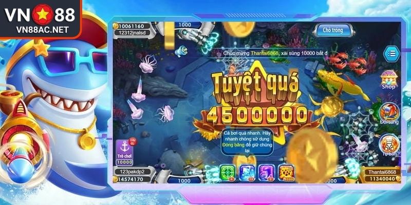 Âm thanh bắn cá ngọc rồng VN88 chân thực