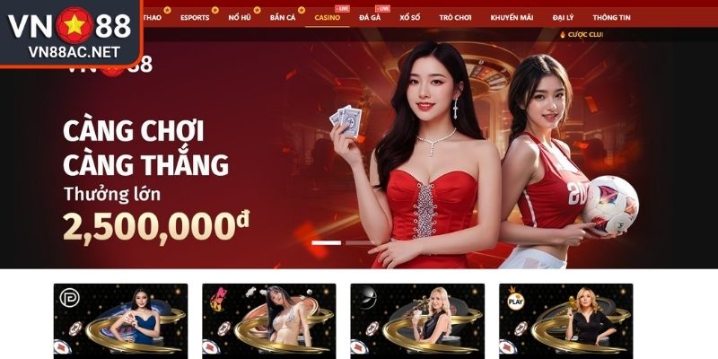 Những đặc điểm nổi bật của sảnh Asia Gaming VN88
