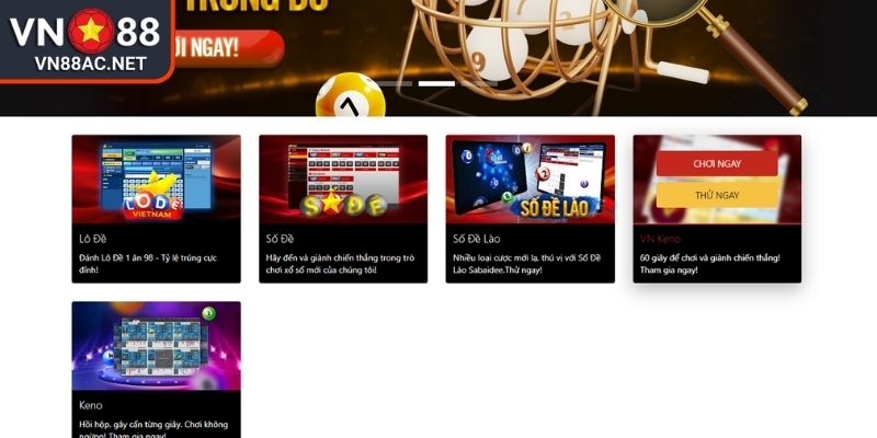 Ưu điểm khi chơi xổ số 3 miền VN88